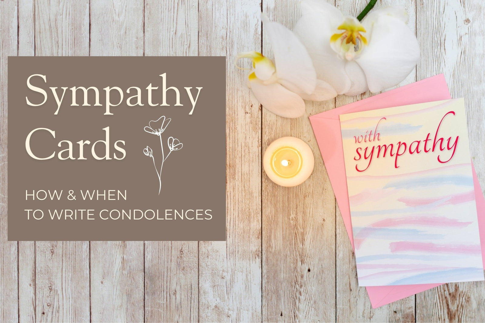 Sympathy Cards: How & When to Write Condolences in 2025 - The Comfort Company