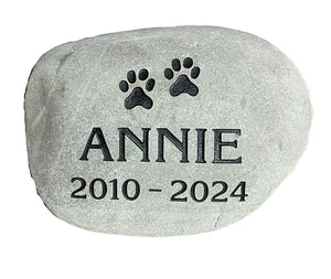 Beautifully Engraved Stones for Loved Ones and Pets - The Comfort Company