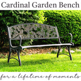 Cardinal Bench | Cast Iron Outdoor Bench - The Comfort Company