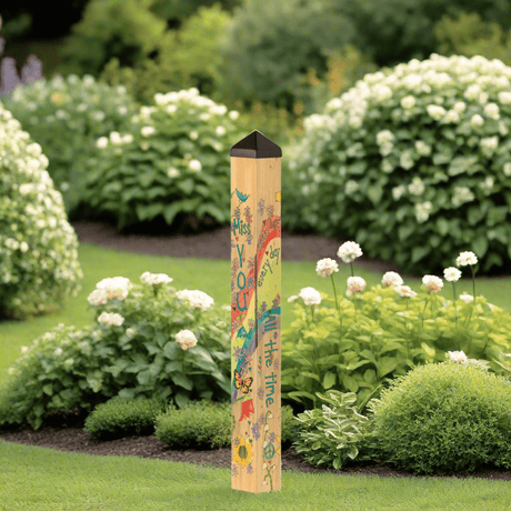 Memorial Garden Art Pole | Miss You Every Day - The Comfort Company