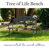 Tree of Life Bench | Outdoor Garden Bench - The Comfort Company