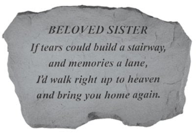 If Tears Could Build a Stairway Memorial Stone - The Comfort Company