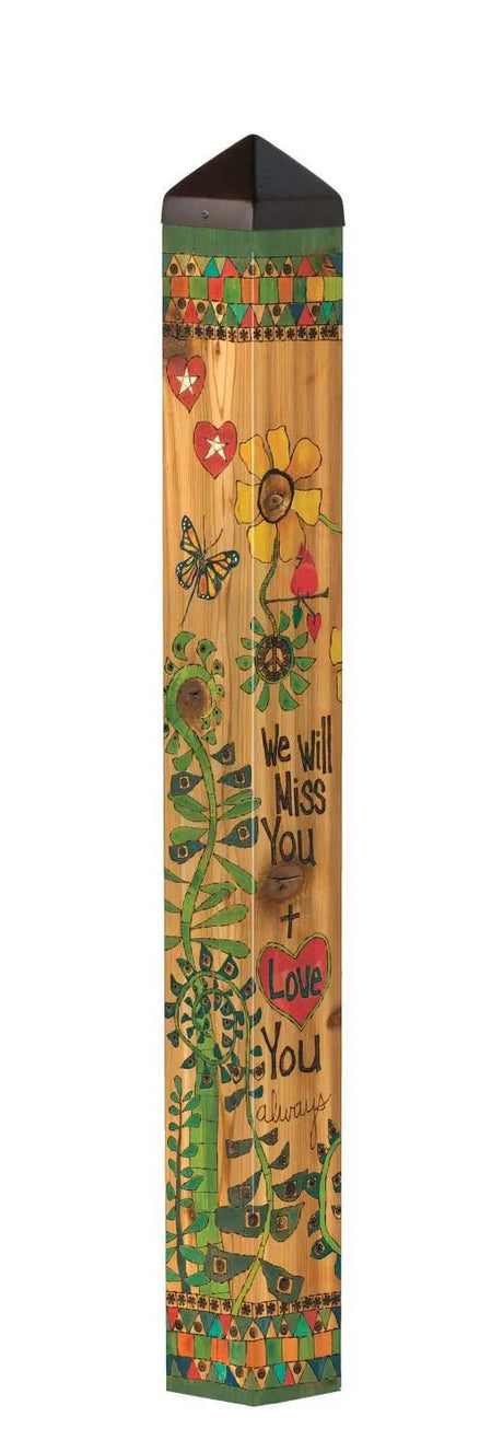 Memorial Art Pole | Love You Always - The Comfort Company