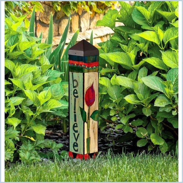 Memorial Garden Art Pole | Those We Love Don't Go Away - The Comfort Company