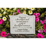 Memorial Garden Stake | Wherever a Beautiful Soul Has Been - The Comfort Company