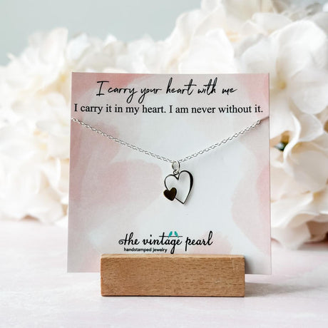 Memorial Jewelry | I Carry Your Heart With Me - The Comfort Company