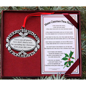 Merry Christmas from Heaven Ornament - The Comfort Company