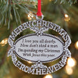 Merry Christmas from Heaven Ornament - The Comfort Company