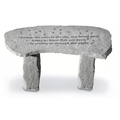 Outdoor Memorial Bench | Perhaps the Stars in the Sky - The Comfort Company