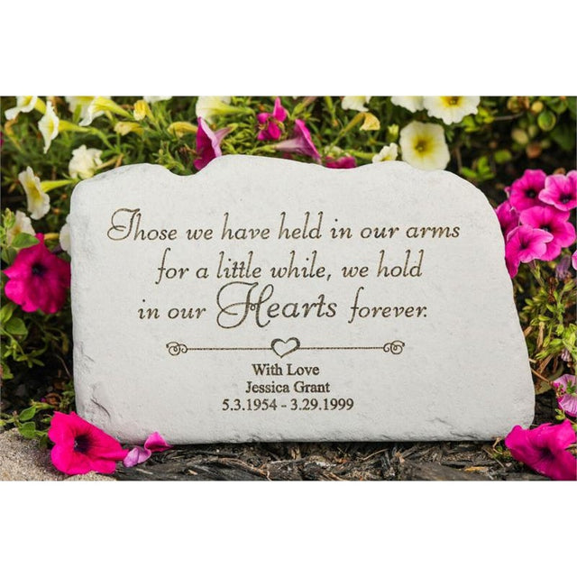 Personalized Garden Memorial | Hold In Our Hearts Forever - The Comfort Company