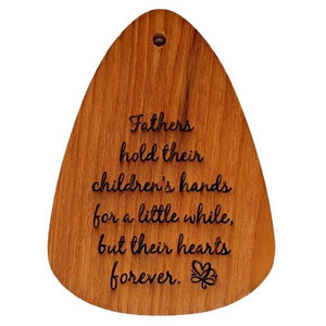 Personalized Memorial Gift Chime | Fathers Hold Our Hearts Forever - The Comfort Company