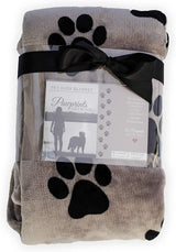 Sympathy Gift for Pet Loss | Pawprints Left by You Blanket - The Comfort Company