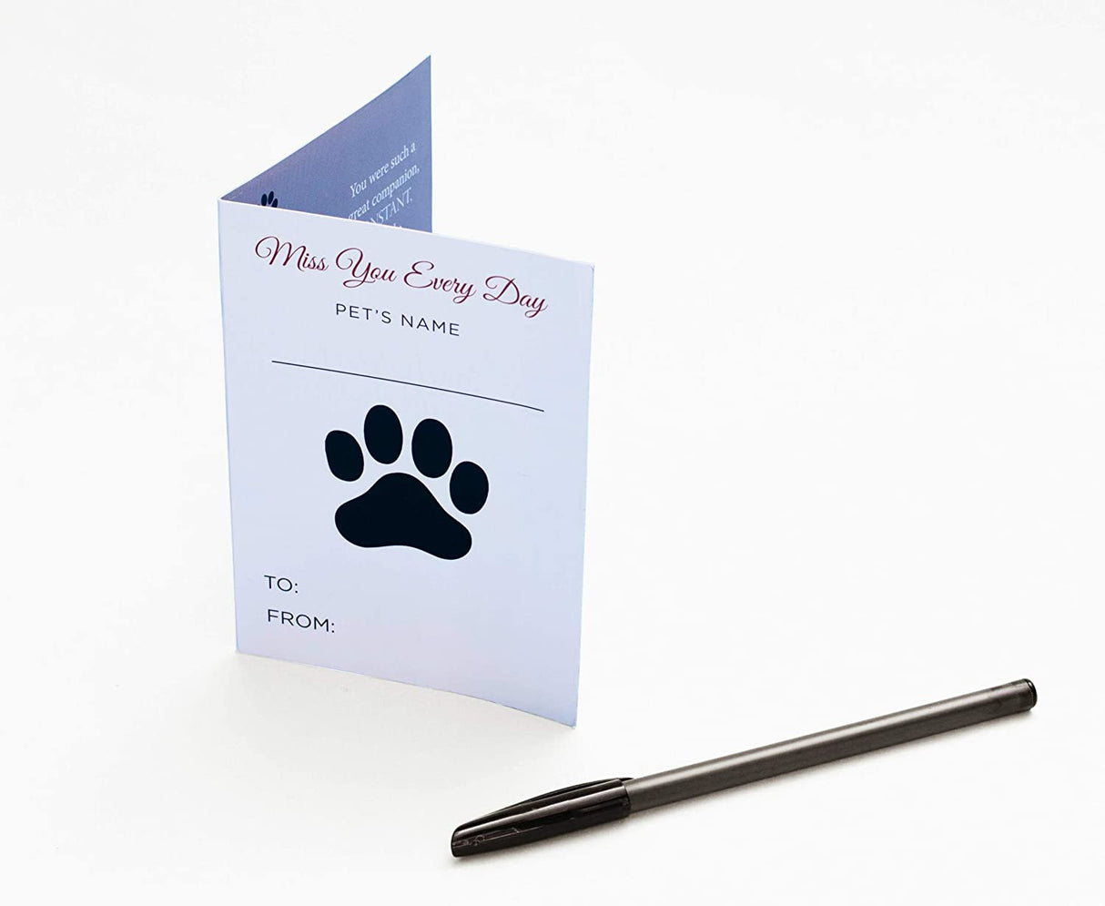 Sympathy Gift for Pet Loss | Pawprints Left by You Blanket - The Comfort Company